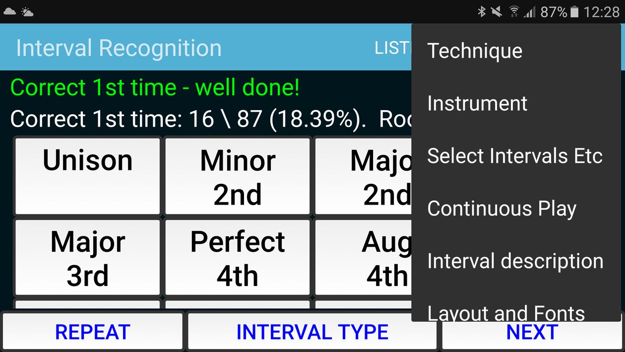 Interval Recognition for Android - slide 1
