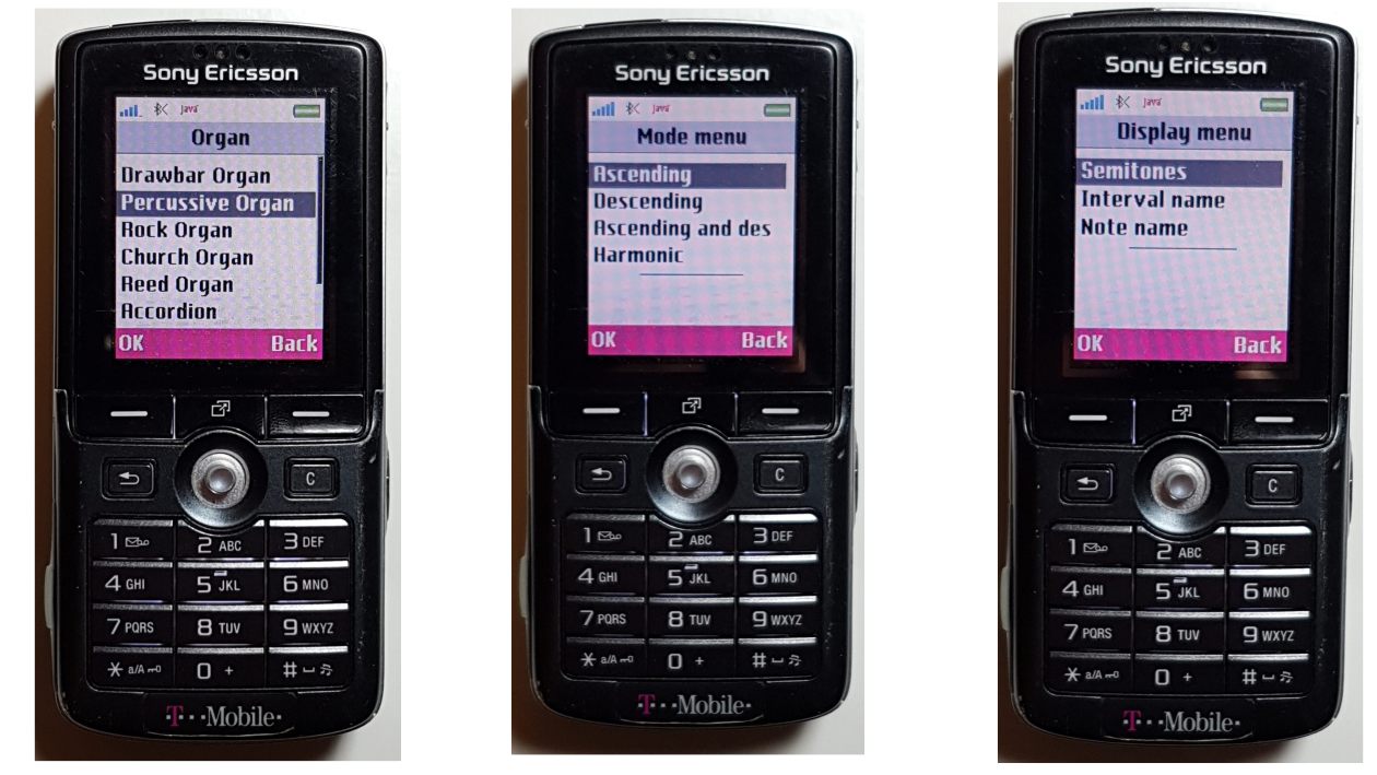 Interval Recognition on SE K750i - slide 3