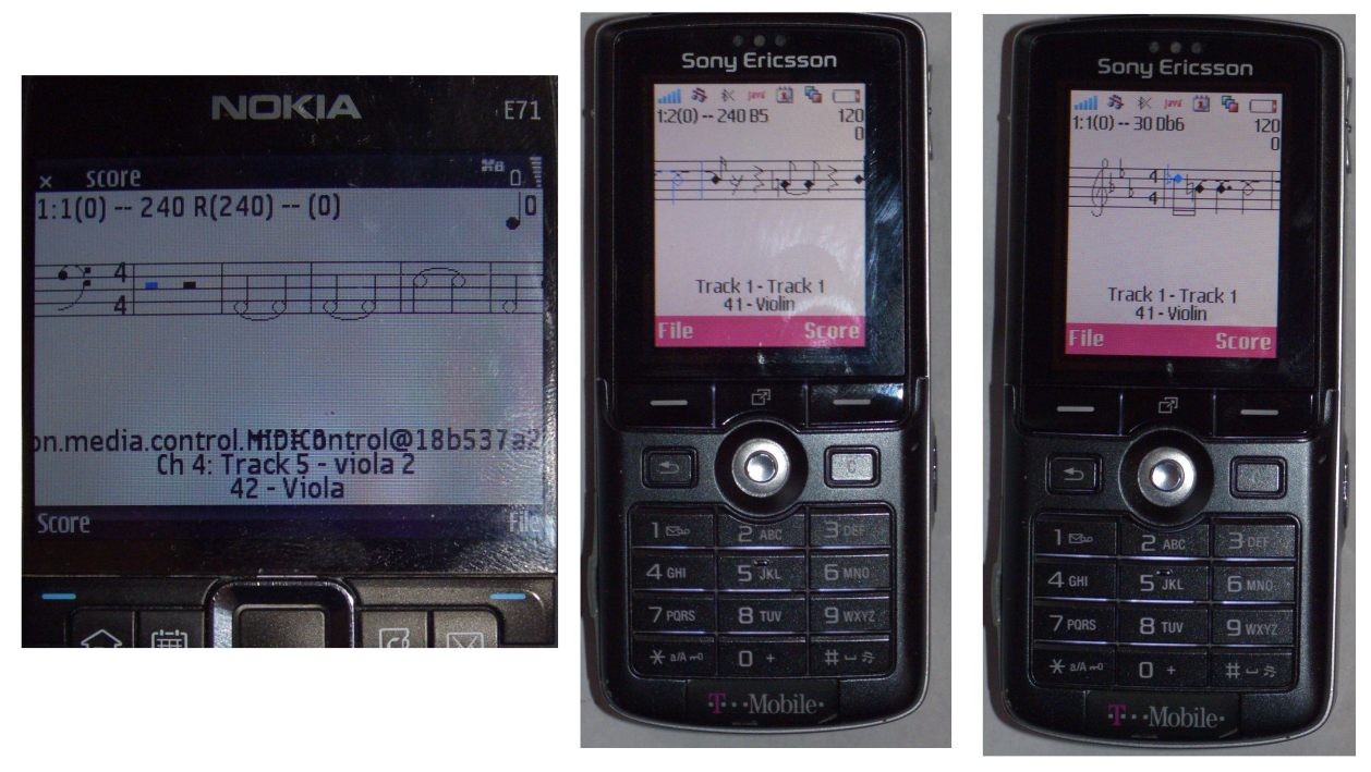 Photos of J2ME midi sequencer - slide 3