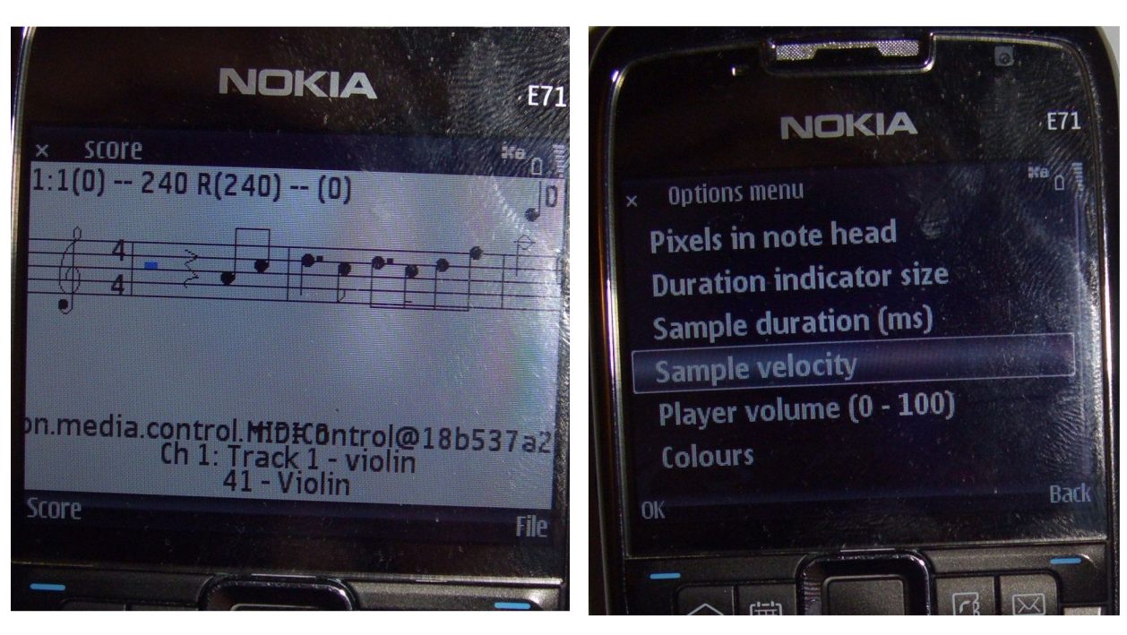 Photos of J2ME midi sequencer - slide 5